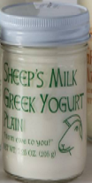 Plain Greek Sheep's Yogurt Small