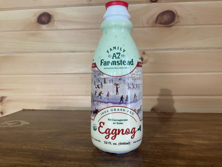 100% A2-A2 Grass-fed Eggnog